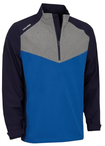 Callaway Golf Mens 2026 1/2 Zip Wind Jacket Waterproof SwingTech Jacket