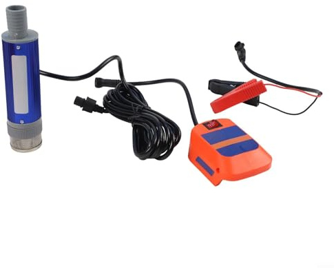 Cordless Diesel Water Pump, 18V Lithium Battery Powered, 40-60L/min Flow, 38mm Portable Electric Oil Pump for MT Batteries BL1830 BL1840 BL1850 BL1860