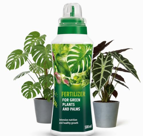 Liquid Fertilizer For Green Plants & Palms 1L Indoor And Outdoor Plant Food For Monstera Ferns Ficus And Houseplants