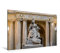 Premium Textil-Leinwand 120 x 80 cm Quer-Format Statue Königin Victoria vor der Bibliothek | Wandbild, HD-Bild auf Keilrahmen, Fertigbild auf hochwertigem Vlies, Leinwanddruck von Peter Schickert