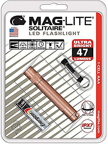 MagLite 10ESSJ3ASV6ES10 Linternas, Oro Rosado, Talla Única