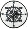White Compass Viking Valhalla Outdoor Embroidered Iron on Sew on Patch
