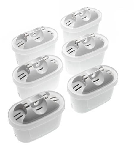 vhbw 6X Water Filter Cartridge Compatible with Aqua Optima Evolve Water Filter Jug