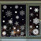 Belle Vous Pegatina Navidad Ventana (148 Piezas) - Pegatinas Copos de Nieve Blanco Estática para Decoración de Fiesta de Navidad, Frozen, Ventana del Hogar, Tienda - Adornos Navideños