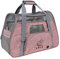 Sac de Transport Pliable pour Chat et Chien Sac de Grande capacité avec Ouverture supérieure, Coussin en Polaire Amovible, Filet Respirant et bandoulière (Rose)