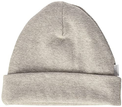 Noppies Unisex Baby U Hat Rib Nevel Verschluss, Taupe Melange-P757, PREM