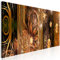 decomonkey Bilder Abstrakt 150x50 cm 1 Teilig Leinwandbilder Bild auf Leinwand Vlies Wandbild Kunstdruck Wanddeko Wand Wohnzimmer Wanddekoration Deko Ornament Blumen