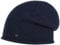 LIERYS Merino Kaschmir Beanie Damen/Herren (Länge: 26 cm) - Oversize-Mütze mit Merinowolle und Kaschmirwolle - Made in Germany - One Size 56-61 cm - Wollmütze Herbst/Winter dunkelblau One Size