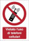 Vietato l'uso di telefoni cellulari - CARTELLO SEGNALETICO ISO 7010 in Adesivo Resistente, Pannello in Forex o Pannello In Alluminio (PANNELLO IN ALLUMINIO 20X31 CM)