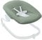 hauck Schonbezug für Babywippen und Newborn Aufsätze Alpha Bouncer Premium, Alpha Bouncer Deluxe, Alpha Bouncer 2in1, Atmungsaktive Musselin Baumwolle, 85 cm x 74 cm x 0,25 cm (Sage)
