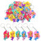 JZK 30x Portachiavi sirena sirenetta per bomboniere festa compleanno bambine, accessori decorazioni sirena pensierini regalini omaggi regalo ringraziamento per ospiti per feste a tema principessa