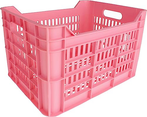 AMIGO Fahrradkiste 30 Liter - Kunststoff - Pink