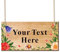Personalised Garden Signs and Plaques for Outside Garden Signs Wooden Signs Welcome Sign Door Hanging Wall Sign Yard Signs House Plaque Home Decor Christmas Gardening Gifts with Any Text(Design 1)