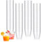 Hejo 200PCS Plastic Shot Cups, Reusable Shot Glasses 30ml-1oz, Stronge Shatterproof Crystal Clear Shot Glasses Plastic for Party, Wedding, Festival, BBQ, Games, Jelly Cup