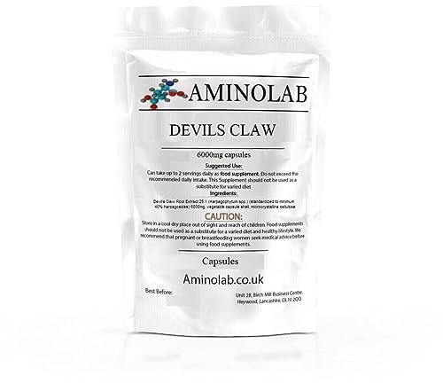 Aminolab - Devils Claw 6000mg 365 Capsules