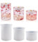 Lot de 3 moules à bougie en silicone - 3 tailles - Moule cylindrique - Moule en résine époxy 3D - Bougeoir en silicone pour aromathérapie DIY