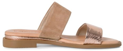 Tamaris Damen Sandaletten, Frauen Sandalen,Sommersandalen,bequem,flach,Sommerschuhe,Freizeitschuhe,offene Schuhe,Strandschuhe,Sand Comb,37 EU