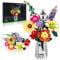 INVITOP Flower Bouquet Building Sets, 9 Kinds of Flower Plants for Botanical Collection and Decorative Home for Girls Adults Ages 8+, Mother's Day, Birthdays, Valentine's Day Gift for Her, No Vase