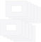 ilSALVAMURO® - 10 salvavidas transparentes para interruptores rectangulares de 1,2,3 módulos, 1 mm de grosor, rígidos para placas de interruptores - Protector de pared para interruptores (10 unidades)