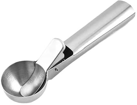 GUYANA Ice Cream Scoop Ice Cream Spoon Stacking Stainless Steel Ice Cream Excavator Watermelon Ice Cream Spoon Tool Melon Baller (Color : S)