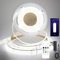 FUIQI Striscia LED COB 5 metri,striscia led cob bianco luce diurna 6000K,24V Smart app e telecomando Striscia LED dimmerabile,320LED/M,CRI>90, larghezza,adatto per camere da letto,cucine,armadi