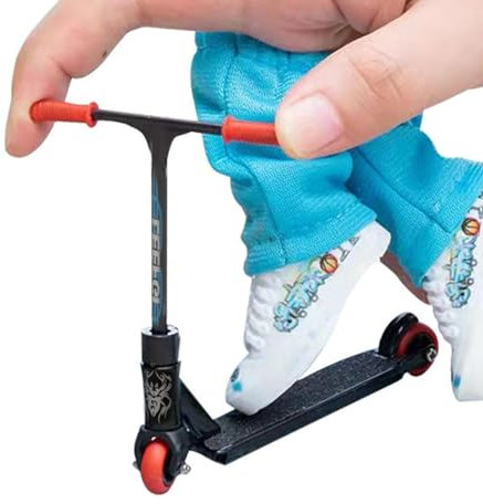 Smileshiney Finger Skateboard - Scooter, 6er Set, Pädagogisches Spielzeug, Finger Koordinationstraining, Unisex Kindergeschenk