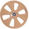 1/4 7 Inch Empty Tape Reel, 6 Hole Open Reel Sound Tape Empty Reel, Aluminum Alloy Take Up Reel to Reel Small Hub for TEAC Studer Opening Machine Parts for Recording (Gold)