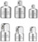 Adattatore Bussola,Set Di Adattatori Chiave Cricchetto,6 Pezzi Chiavi A Bussola,Set Di Adattatori Chiave A Cricchetto Da 1/4 A 3/8,Da 3/8 A 1/4,Da 3/8 A 1/4,Da 1/4 A 3/8,Da 1/2 A 1/4,Da 1/4 A 1/2