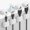 aceyoon 8 Pièces Range Cable Bureau, Cable Management Magnétique Clips Cable Auto-adhésifs Organisateur du Cable pour Table de Nuit, Câbles D'alimentation, Câbles HDMI, USB, Audio (7mm)