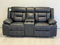 Nova Electric Recliner 2 Seater Sofa With Cupholders - USB Charging Ports - Elephant Grey - Leather Sofa (2 Seater)