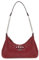 GUESS Gerty Top Zip Shoulder Bag Claret