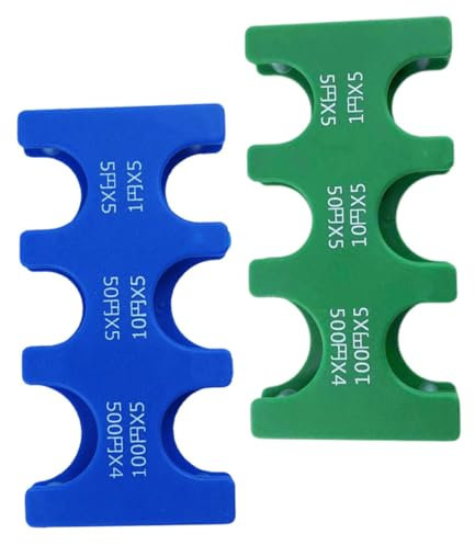 SHOWERORO 2pièces Organisateur De Yen Japonais Plastique Robuste Trieur De Monnaie Avec Compartiments Porte-monnaie Compact Et Léger Rangement Pratique Pour Monnaie