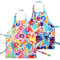 2pcs Kids Aprons, Child Painting Apron with 2 Pocket, Kids Art Smock, Children's Apron for Kids Toddler Painting Baking Artist Paint Apron Sleeveless Drawing Apron for Girls Boys(16.5x20.5inch)