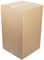 Extra Large Tall Double Wall Strong Cardboard Boxes. 42.5x41x65.5cm, 105 Litres Heavy Duty Storage Packing Boxes. Shipping Corrugated Box.