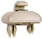 Auto Sun Visor Clip Hakenhalterung Ersatz 8U0857562A 8E0857562 mit ABS -Kunststoff für A1 S4 S5 Auto Visorzubehör (Beige)