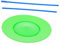 INOOMP Piatto Da Giocoleria Plastica Con Bastoni Per Performance Circensi Di Piatti Per Allenamento e Giochi All Aperto Adatto Principianti e Esperti