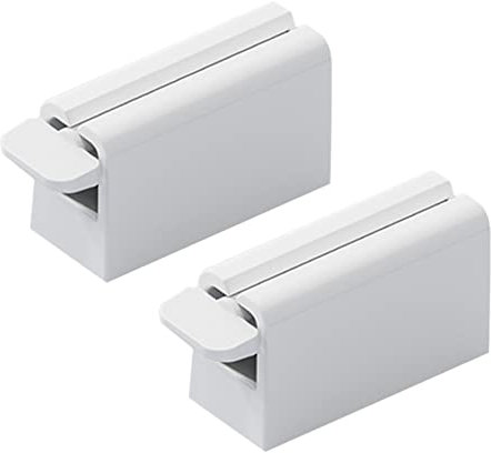 DEARMAMY Zahnpastaspender Wandmontage Mit Silikonpolster Material Für Zahnpasta in Verschiedenen Verarbeitung Und Helle Oberflächenlackierung Für Ihr Badezimmer