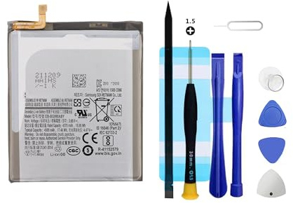 Vvuilsty EB-BG990ABY Ersatzakku für Samsung Galaxy S21 FE AKKU,0 Cycle Akku kompatibel mit Samsung Galaxy S21 FE SM-G990B/G990B/DS Handy Smartphone mit Reparaturwerkzeug-Kits