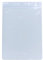 CKB LTD Lot de 10x A5 Grande Plastique Porte-Badges Pour Carte D'identité Verticale Étanche Transparente Avec Fermeture éclair Refermable Étiquette Pour Nom 25 x 17cm Claire - Contient 166 x 220 mm