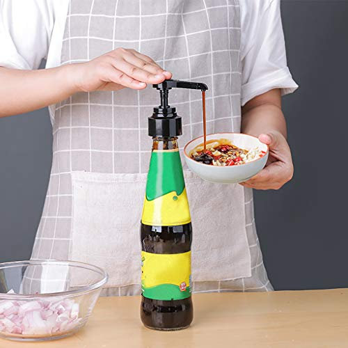 Pump Dispenser to Suit 5 Litre Containers - Dispenses 30ml Dose - Press Nozzle Operated Oyster Pump Head Essential Push-type Artifact For HOME Kitchen Bathroom Liquid Lotion Replacement (Individual)