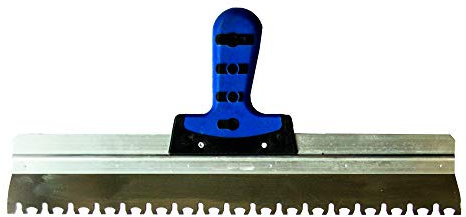 Alu-Rakel/Flächenspachtel rostfrei, Zahnung 10 x 10