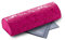 FEFI - Stabiles Hardcase Brillenetui in floraler Relief-Optik (pink)