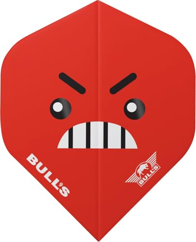 Bull´s Powerflite 100 Smiley Standard Flights (Angry)