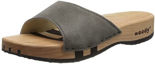 woody Damen Heidi Holzschuh, Sand, 39 EU