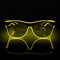 flintronic LED Leuchtende Brille, Wire Neon Rave Brille,Flashing LED Sonnenbrille Kostüme für Cosplay, Bar, Club, Partybrille, Geschenk, Party Gadgets, EDM, Halloween