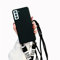 Rokmym Coque pour Samsung Galaxy S22 Ultra avec Cordon de Collier Coque TPU Silicone [Lanière avec Cordon Réglable Longueur Chaîne] Etui à Collier pour lanière Housse pour Samsung Galaxy S22 Ultra