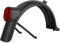 Yungeln Scooter Schutzbleche + Scooter Schutzblechhalterung + LED Rückleucht kompatibel für Xiaomi 4Pro Elektro Scooter - Schwarz