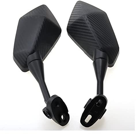 Motorrad Spiegel Für Yamaha Für YZF600 Für YZF Für R1 Für R6 Für R3 Für R125 Für R25 Für R15 2003 2004 2005 2006 2007 2008 2009 Motorrad Spiegel Denspiegel (Farbe : Kohlefaser)