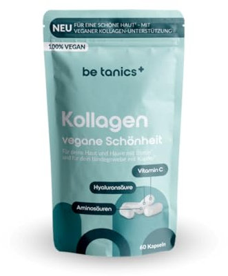 be tanics Kollagen Vegane Schönheit für Haut/Haare/Bindegewebe mit Biotin und Kupfer