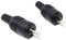 DRUT 2pcs. 2 Pin Speaker DIN Jack Male HiFi Connectors, Screw Terminals, Cable Adapter, Screw Terminals Connections
